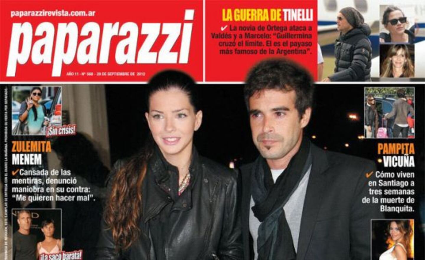 La polémica tapa de la revista Paparazzi.