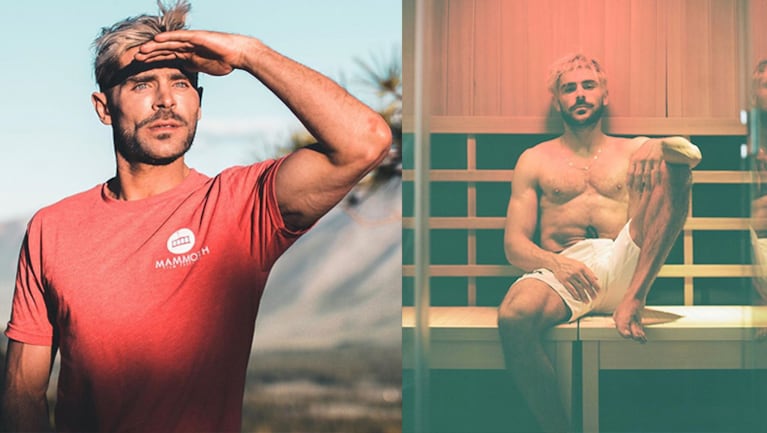 La postal de Zac en el sauna ya superó los tres millones de likes.