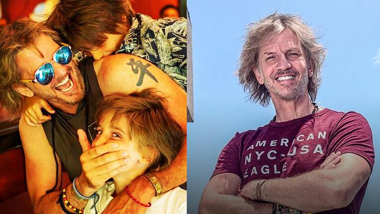 La postal más tierna de Facundo Arana y sus hijos: Se los extraña, compas