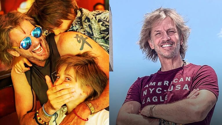 La postal más tierna de Facundo Arana y sus hijos: Se los extraña, compas