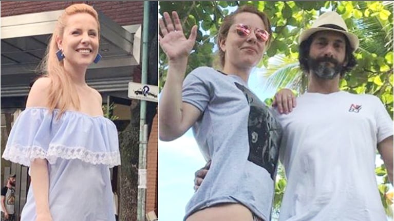 La postal romántica de Agustina Kämpfer con su novio en sus vacaciones en Brasil (Fotos: Instagram)