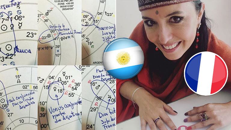 La predicción astral de Jimena La Torre para Argentina vs. Francia en el Mundial de Rusia 2018