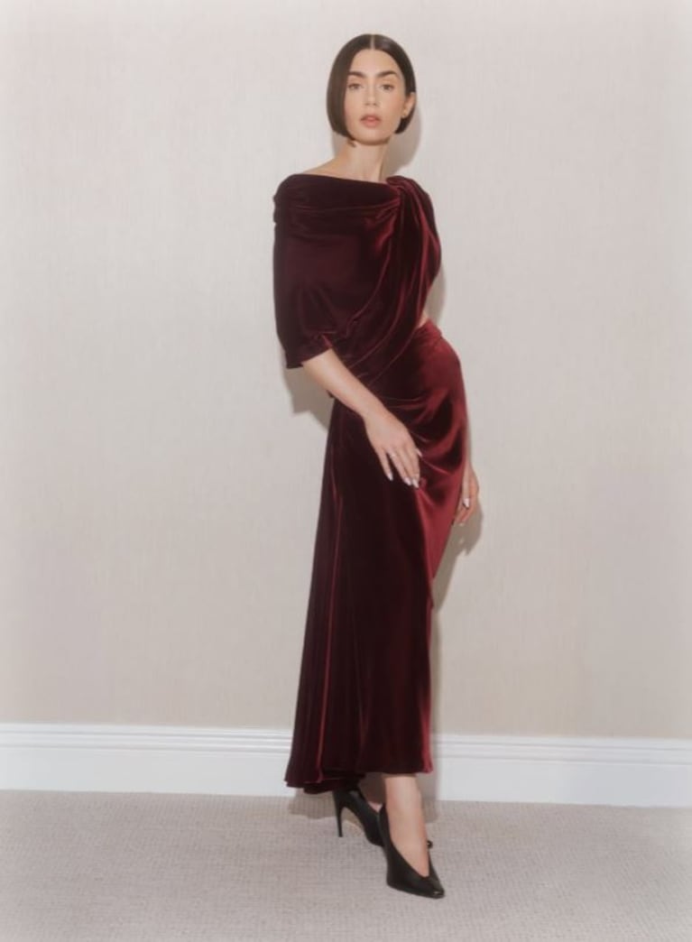 La premiere de la nueva temporada de "Emily in Paris" en Los Ángeles en 2026 tuvo lugar en el marco del 43º PaleyFest LA el10 de abril (Foto: Instagram /@lilycollins).