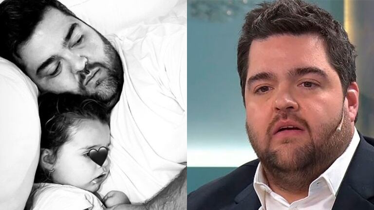 La preocupación de Darío Barassi por la salud de su hija: El mundo se me frena hasta no verla recuperada