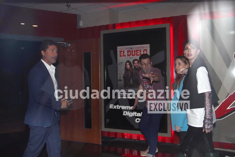 La presencia de China Suárez y Rodolfo Lamboglia en la premiere de El duelo (Fotos: Movilpress)