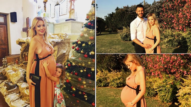 La previa navideña de Evangelina Anderson y Martín Demichelis en Justiniano Posse (Foto: Instagram)