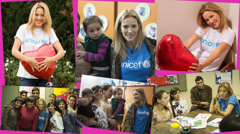 La primera aparición pública de Luisana Lopilato, embarazada de su segundo hijo. (Foto: Prensa Unicef)