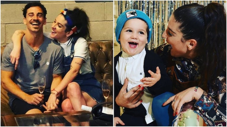 La primera escapada romántica de Juana Repetto con su novio sin su hijo (Fotos: Instagram)