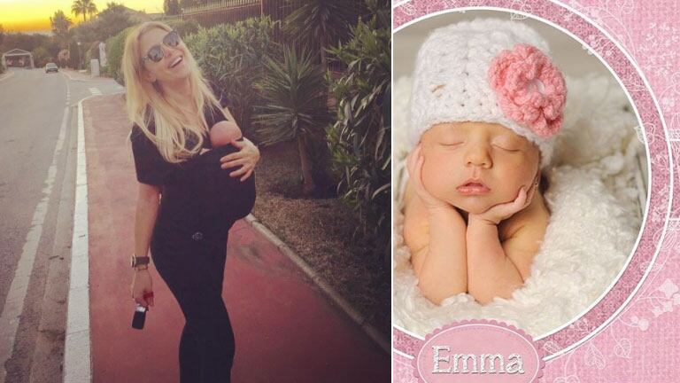La primera foto de Evangelina Anderson (Foto: Instagram)