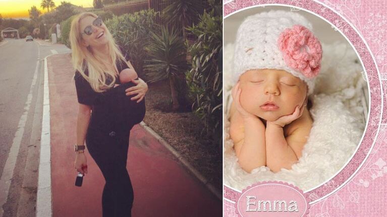 La primera foto de Evangelina Anderson (Foto: Instagram)