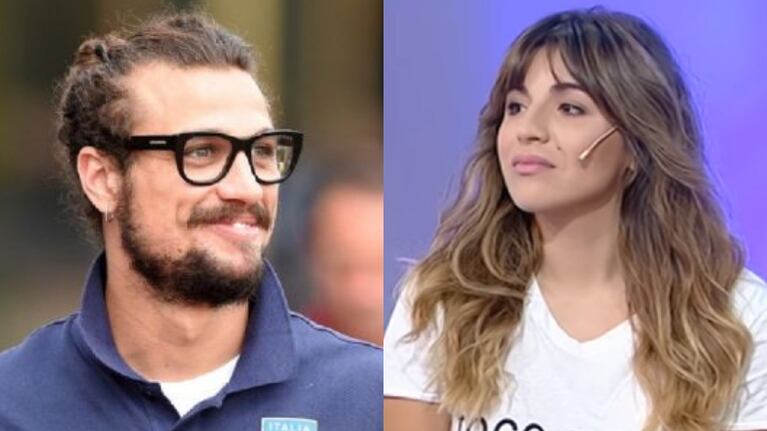 La primera foto de Gianinna Maradona y Daniel Osvaldo juntos en el Sur (Fotos: Web)