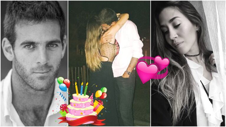 La primera foto de Jimena Barón y Juan Martín del Potro juntos, tras confirmar su noviazgo (Fotos: Web e Instagram)