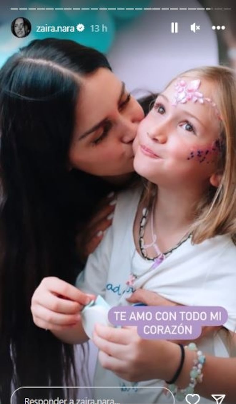 La primera foto de Zaira Nara junto a Jakob von Plessen tras la separación en el cumpleaños de su hija