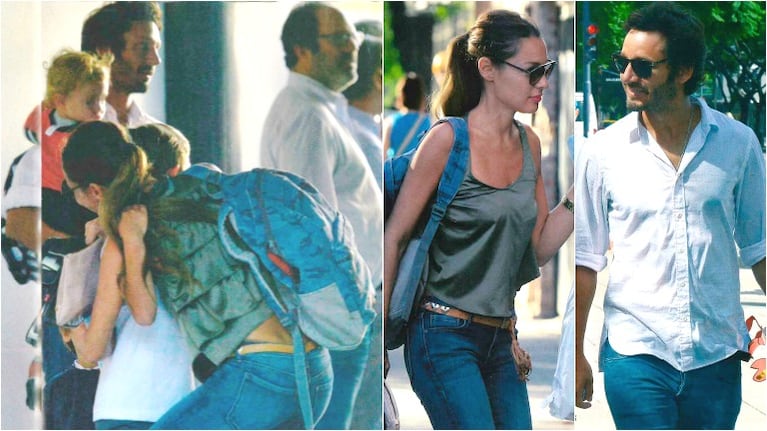 La primera foto Pampita y Vicuña después del escándalo. Foto: Gente