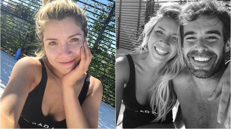 La primera foto que publicó Laurita Fernández junto a Nicolás Cabré (Fotos: Instagram)