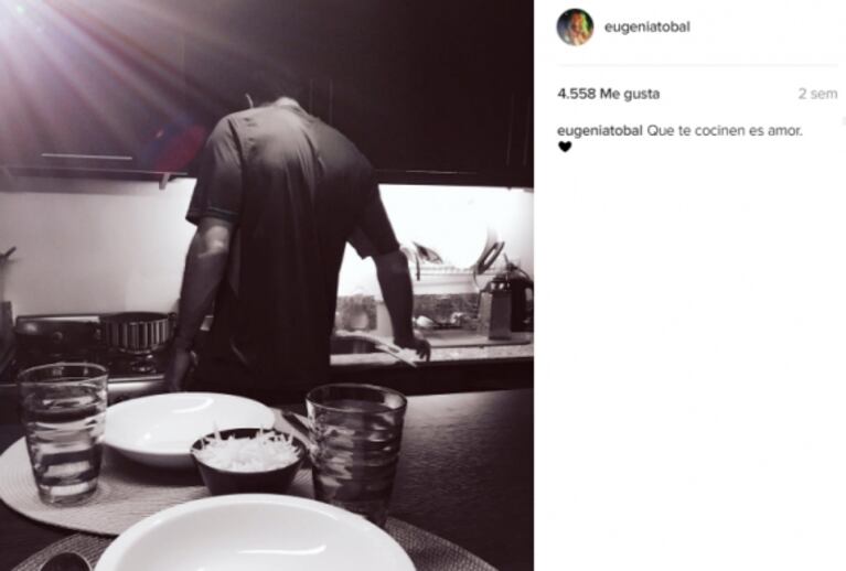 La primera foto romántica de Eugenia Tobal con su nuevo novio en Instagram: mirá la dulce postal