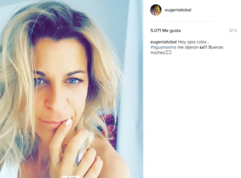 La primera foto romántica de Eugenia Tobal con su nuevo novio en Instagram: mirá la dulce postal
