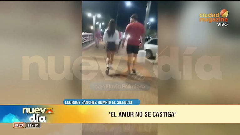La primera imagen de Lourdes Sánchez y Fracisco Liotta Hernández. Captura: Nuevo Día / Ciudad Magazine