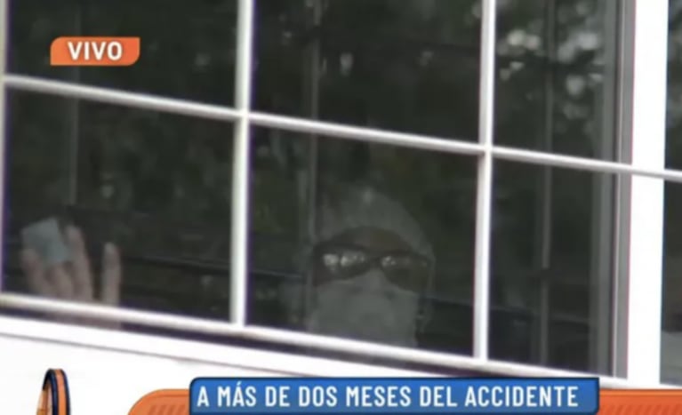 La primera imagen de Pata Villanueva desde el centro de rehabilitación luego del terrible accidente en su casa