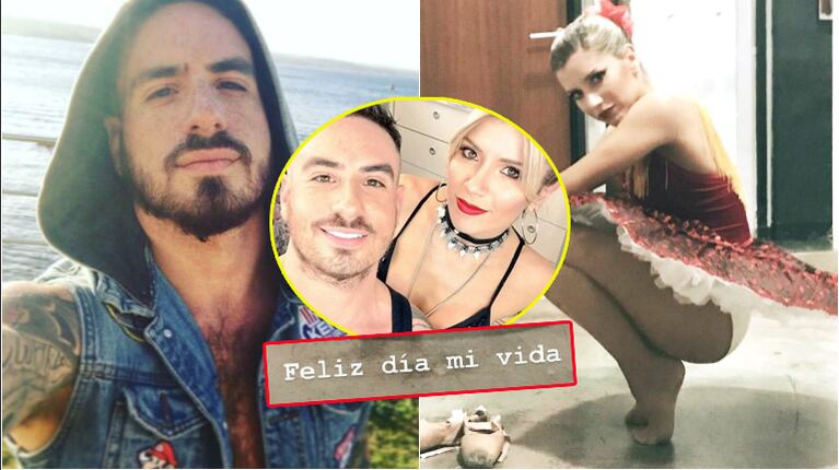 La primera muestra de amor 2.0 de Federico Bal a Laurita Fernández tras su reconciliación (Fotos: Web e Instagram Stories)