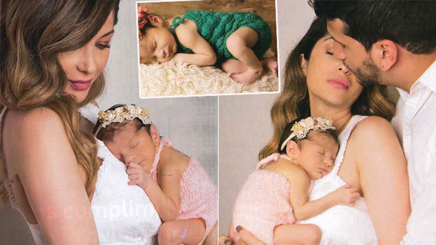 La primera producción de Vanesa Carbone con su hija recién nacida (Fotos: Paparazzi)