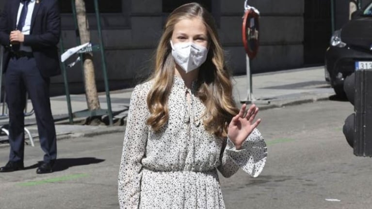 La princesa Leonor conquista a todos tras su primer acto público en solitario y a sus 15 años
