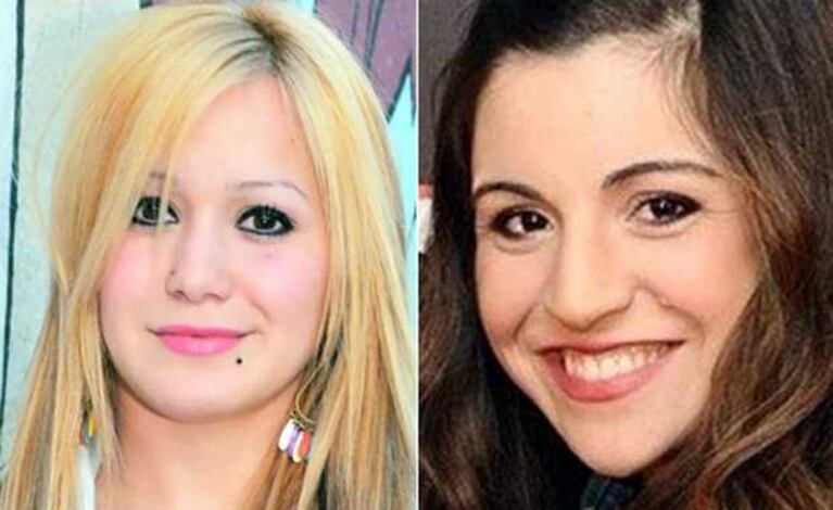 La Princesita Karina y Gianinna Maradona. (Fotos: Web)