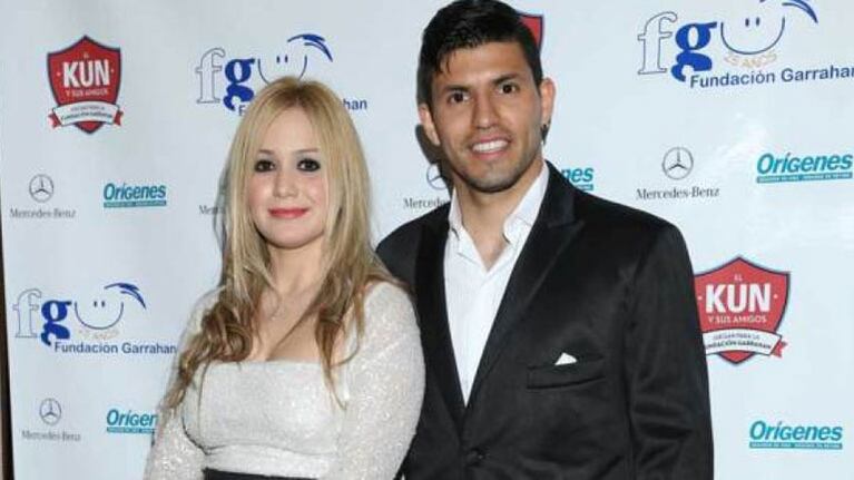 La Princesita y el Kun Agüero, melosos en Twitter. (Foto: Web)