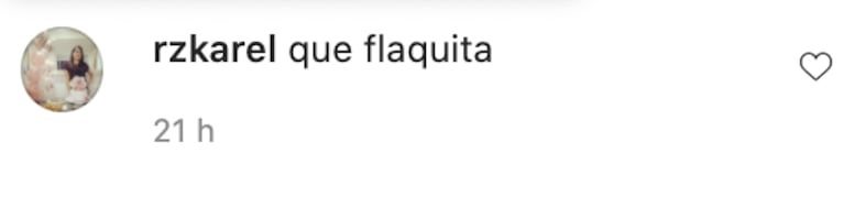La producción en ropa interior de China Suárez que alertó a sus seguidores: "Sos hermosa pero estás muy delgada"