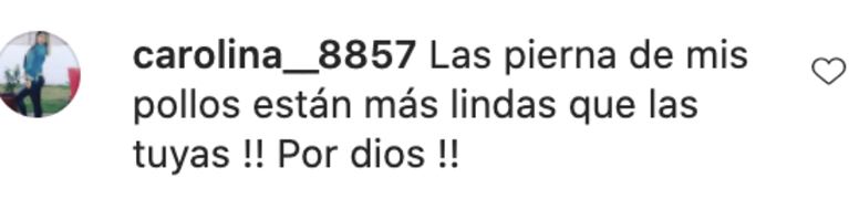 La producción en ropa interior de China Suárez que alertó a sus seguidores: "Sos hermosa pero estás muy delgada"