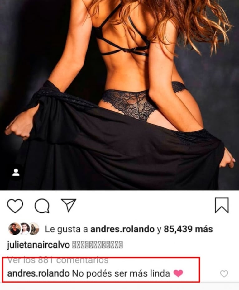 La producción sexy de Julieta Nair Calvo en ropa interior ¡que dejó sin aliento a su novio!: "Danos respiro"