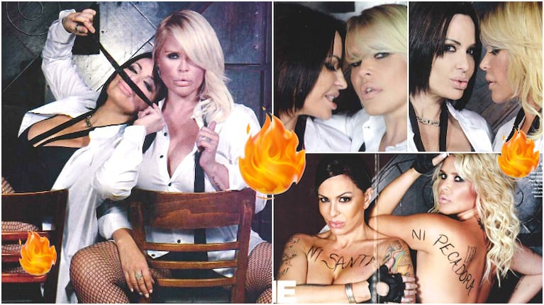 La producción súper sexy de Nazarena Vélez y Daniela Cardone (Fotos: revista Gente)