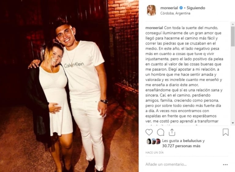 La profunda carta de Morena Rial como balance del año: "Estuve rota y toqué fondo, pero construí una armadura aún más fuerte"