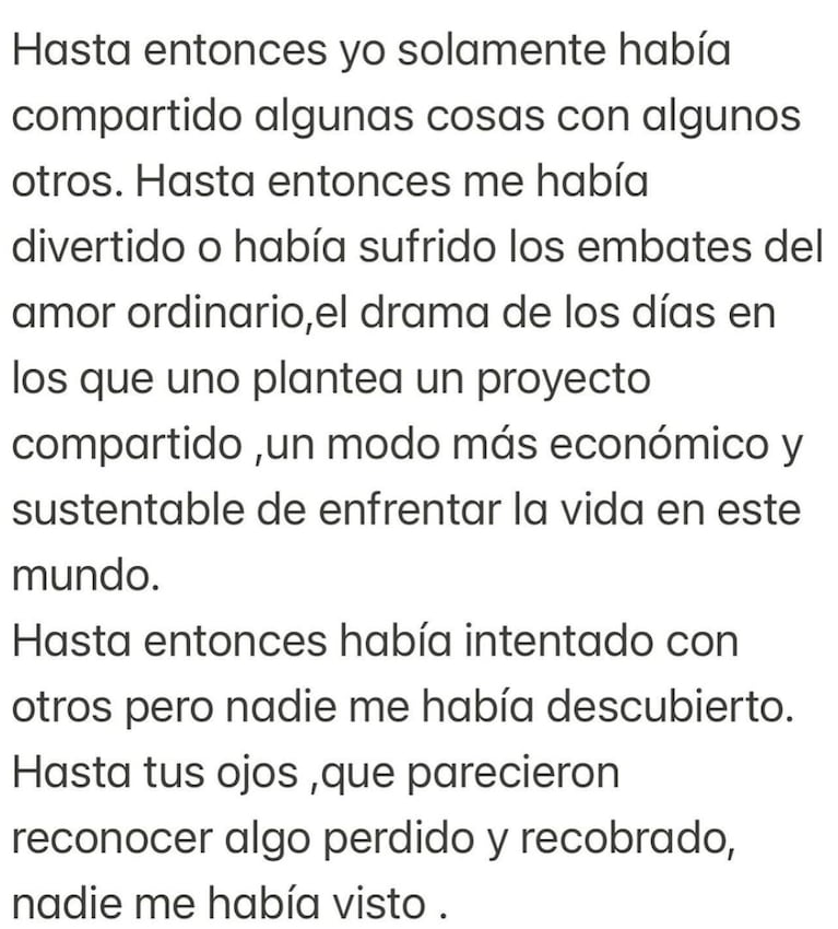La profunda declaración de amor de Lali Espósito a Pedro Rosemblat: “Nadie me había...”