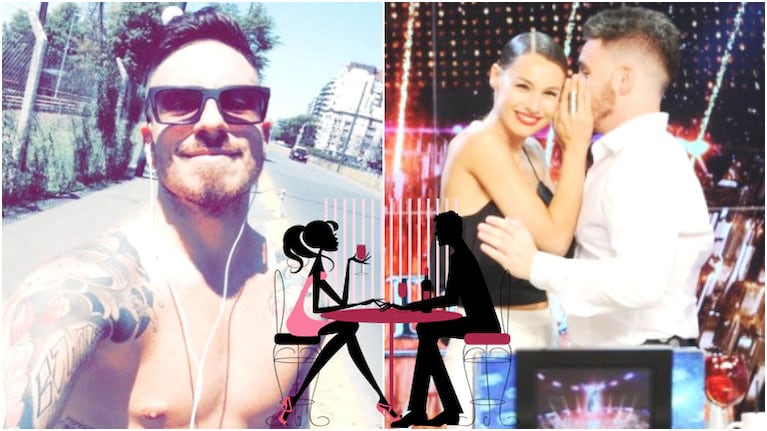 La propuesta de Federico Bal a Pampita (Fotos: Web y Prensa Ideas del Sur)