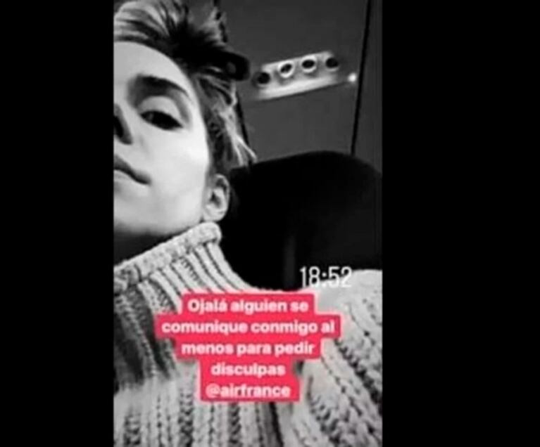La protesta de Julieta Nair Calvo por su vuelo de 13 horas con un perro que ladraba sin parar: "Un papelón"