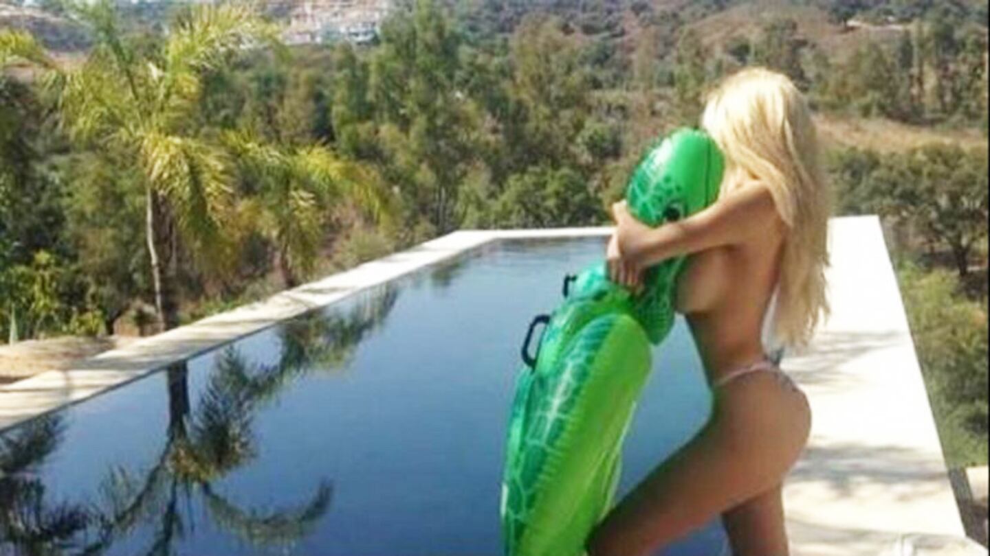 La provocativa foto que Charlotte Caniggia publicó en Twitter ¡y después borró!