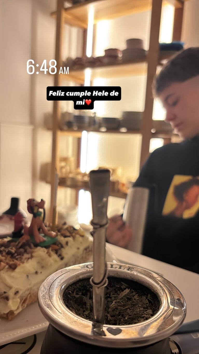 La publicación de Guillermina Valdés por el cumpleaños de su hija, Helena (Foto: IG @guillevaldes1)