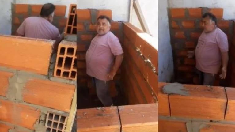 “¿La puerta dónde está?”: el “error” viral de unos albañiles