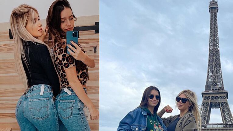 La queja de Zaira Nara a Wanda en un probador de Paris.