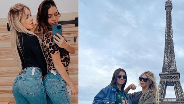 La queja de Zaira Nara a Wanda en un probador de Paris.
