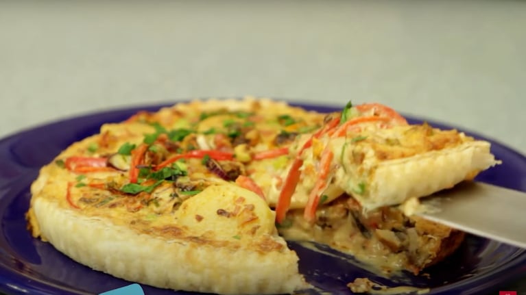 La quiche hojaldrada, una delicia gourmet. Foto: Cucinare.TV.