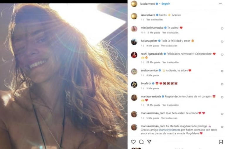 La reacción de Calu Rivero tras confirmar su embarazo de Aito de la Rúa