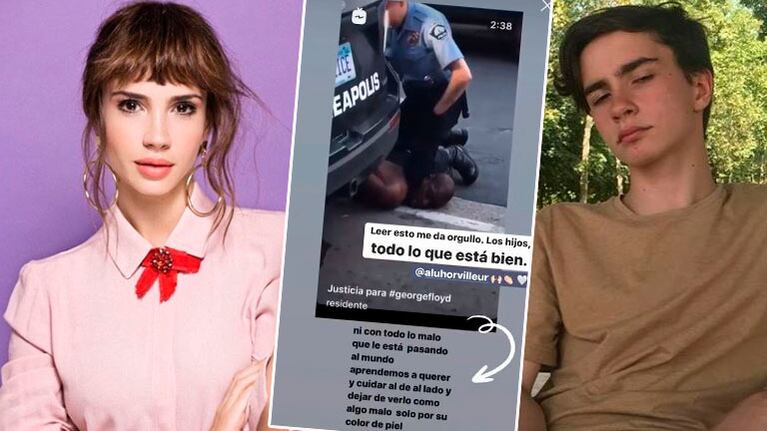 La reacción de Celeste Cid luego de que su hijo repudiara un brutal asesinato racial: Leer esto me da orgullo