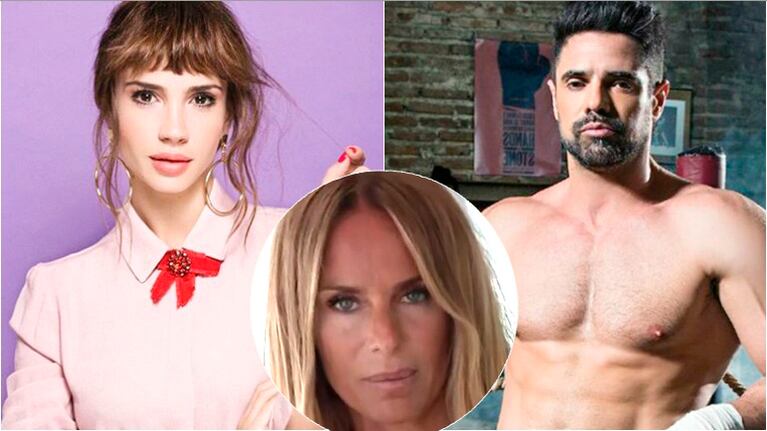 La reacción de Celeste Cid tras ser señalada como tercera en discordia entre Luciano Castro y Sabrina Rojas (Fotos: Instagram, Captura y Web)