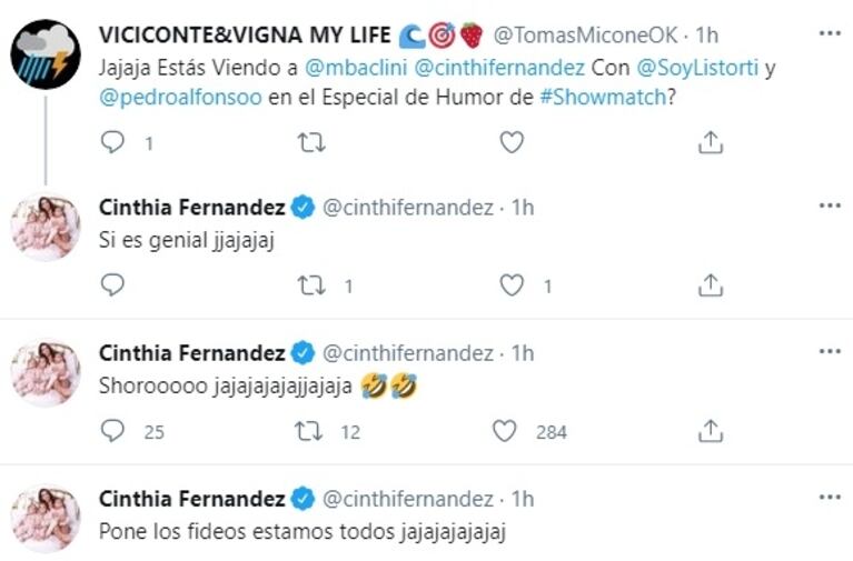 La reacción de Cinthia Fernández al ver a su ex, Martín Baclini, caer en la primera cámara oculta de ShowMatch: "Lloro"