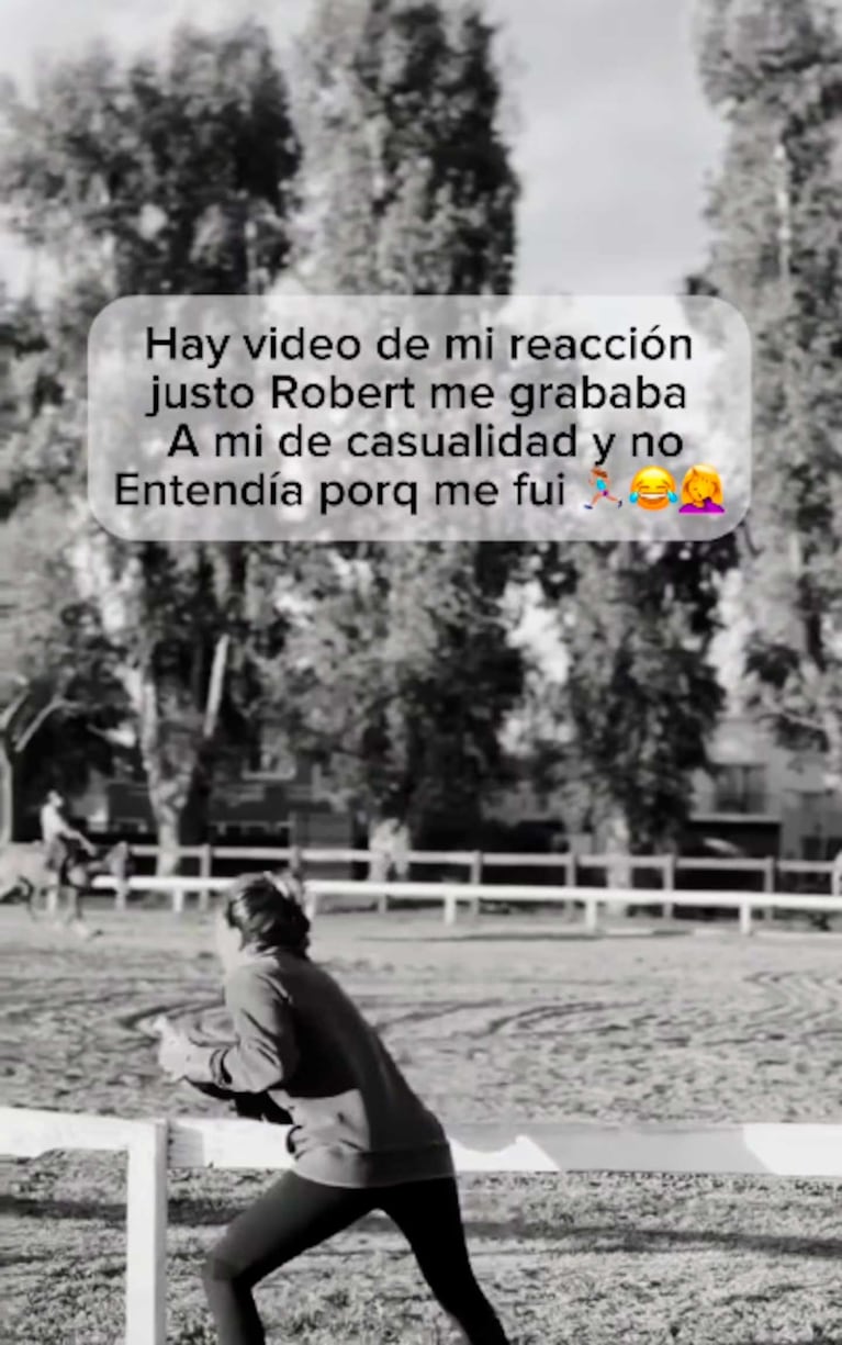 La reacción de Cinthia Fernández frente a la caída de su hija (Foto: Instagram @cinthiafernandez)