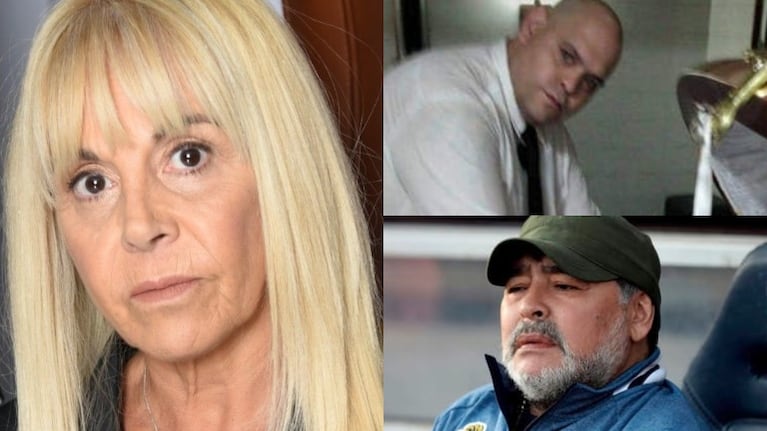 La reacción de Claudia Villafañe por la filtración de la foto de Maradona muerto: Estaba furiosa