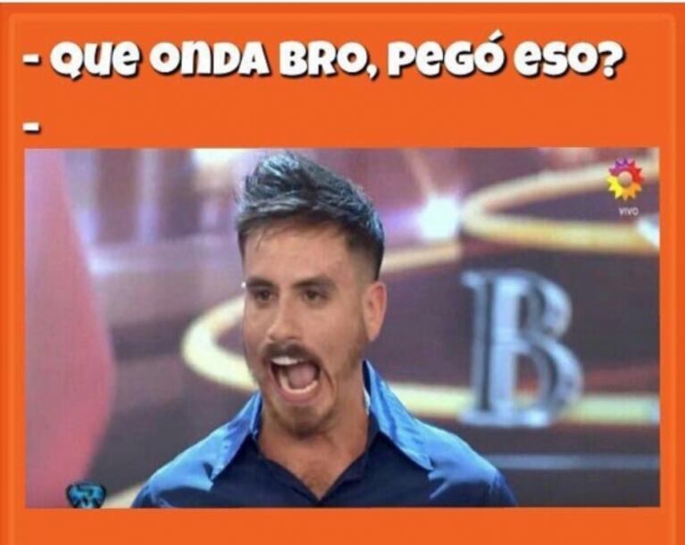 La reacción de Fede Bal al ver en Twitter los memes de su cara en la final del Bailando