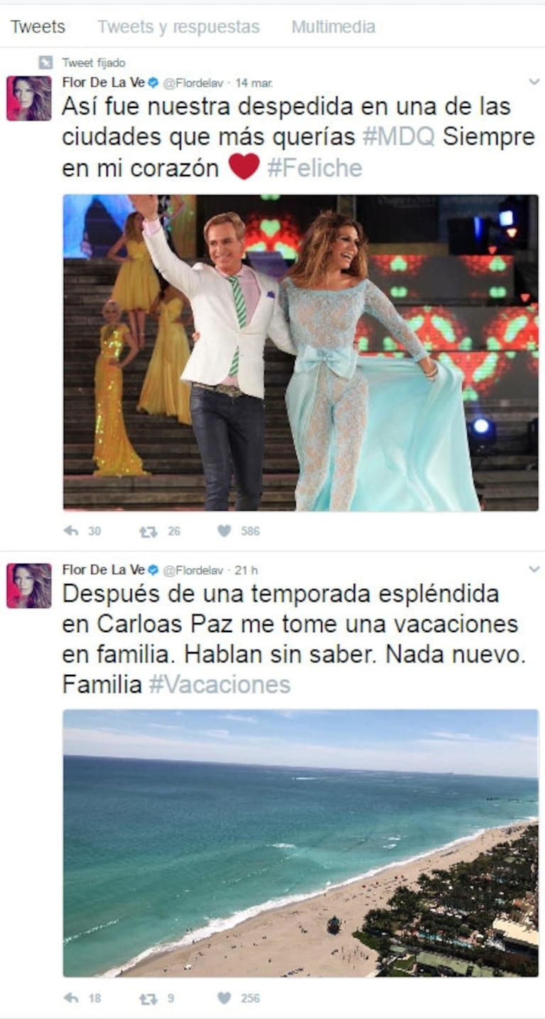 La reacción de Florencia de la Ve tras las fuertes acusaciones de Mabel Ibáñez en TV: "Hablan sin saber. Nada nuevo" 